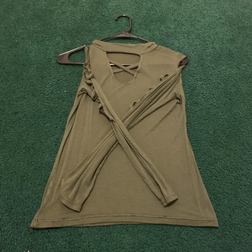 Green Long Sleeve Shirt From Mexico